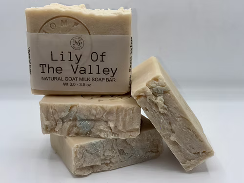 Lily Of The Valley Face And Body Goat Milk Soap Bar| Facial Skincare