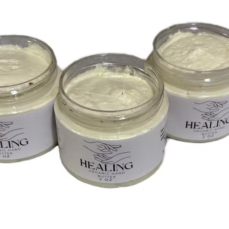 Healing Organic Hand Butter - Natural Ingredients for Skin Care and Relief