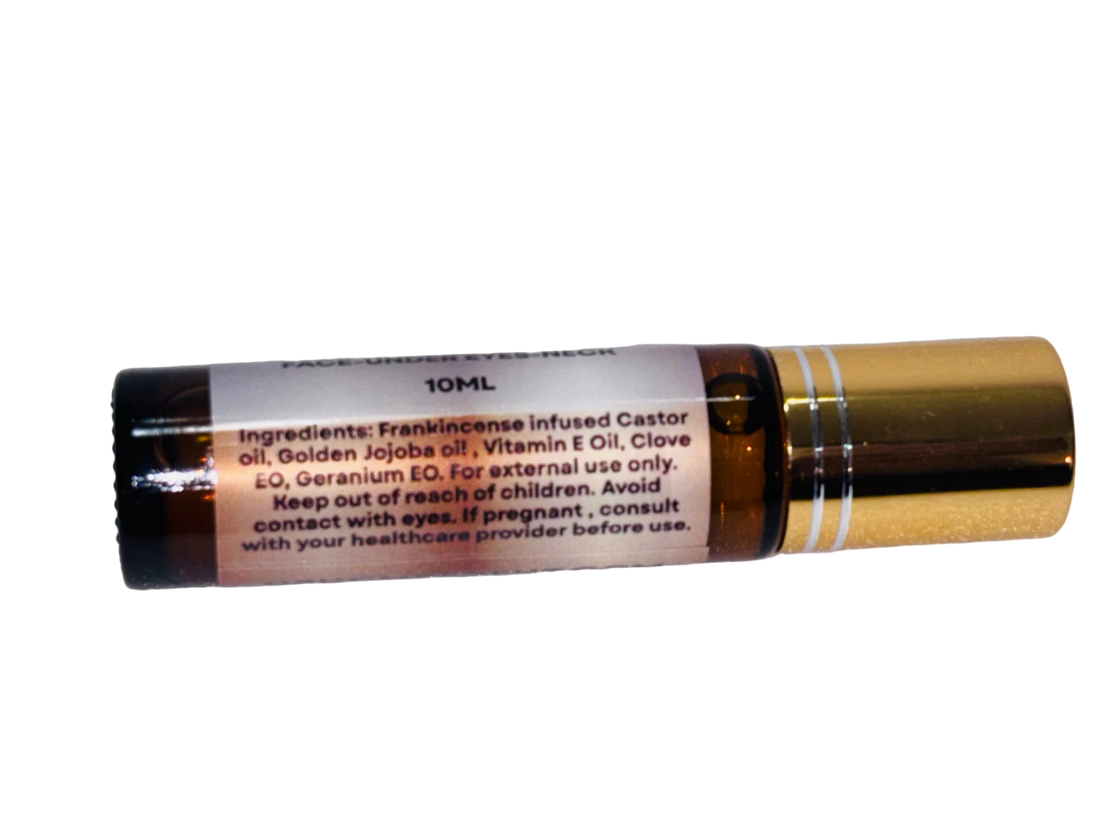 Frankincense Eye Roller: Organic Jojoba & Castor Oil Blend