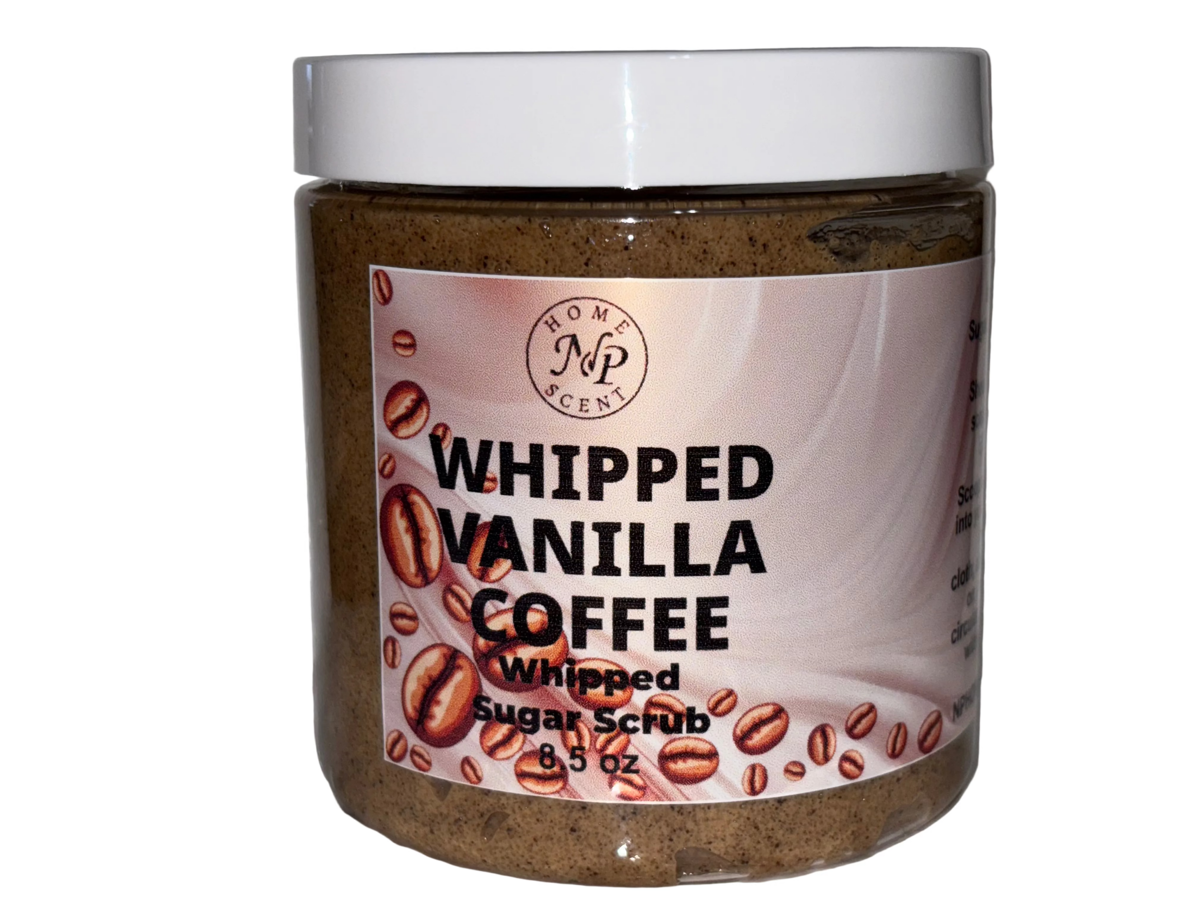 Whipped Vanilla Coffee Handmade Whipped Sugar Scrub 8 Oz