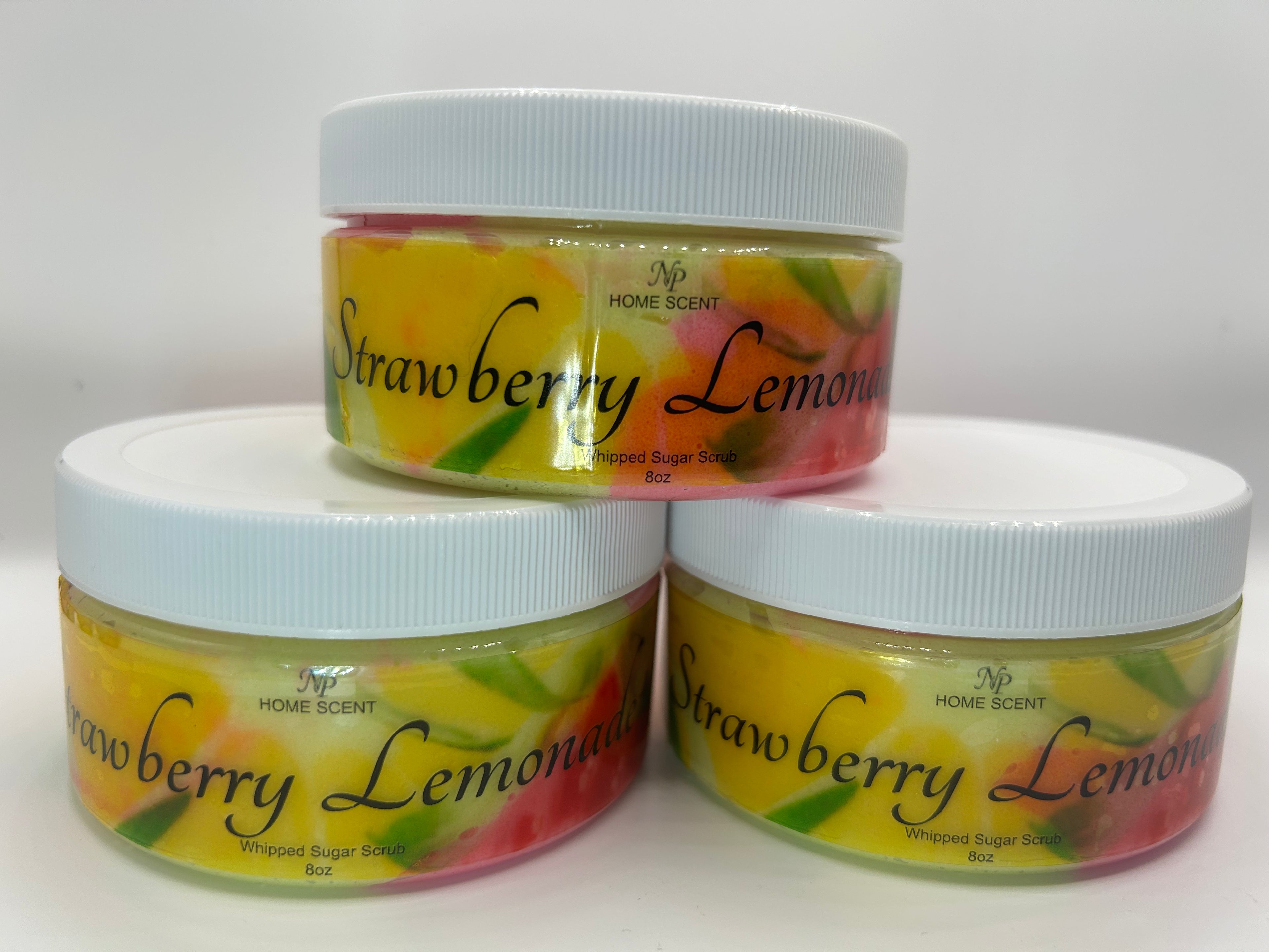 Strawberry Lemonade Whipped sugar scrub