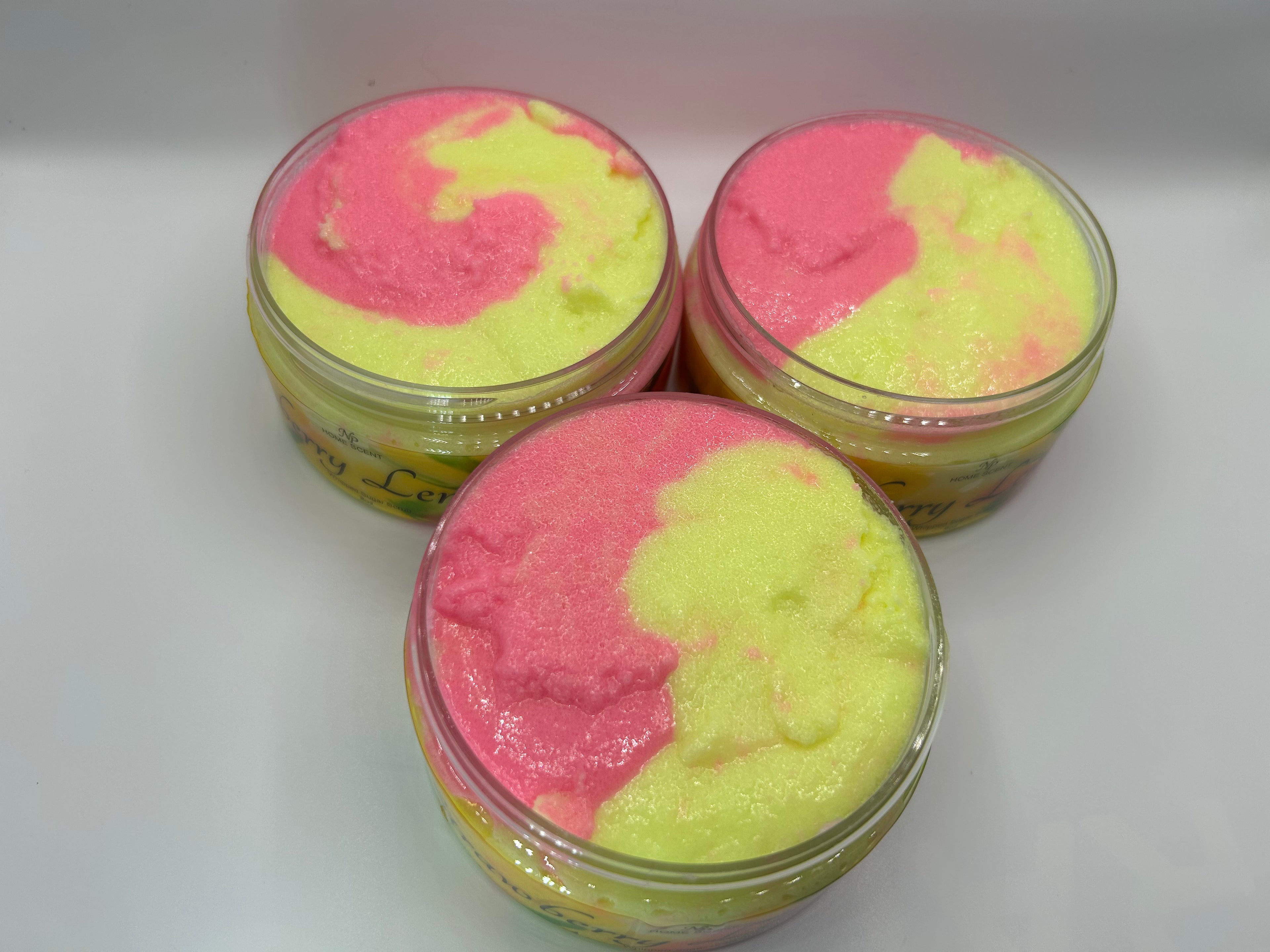 Strawberry Lemonade Whipped sugar scrub