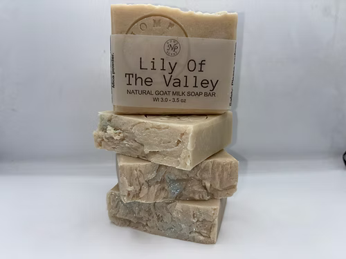 Lily Of The Valley Face And Body Goat Milk Soap Bar| Facial Skincare