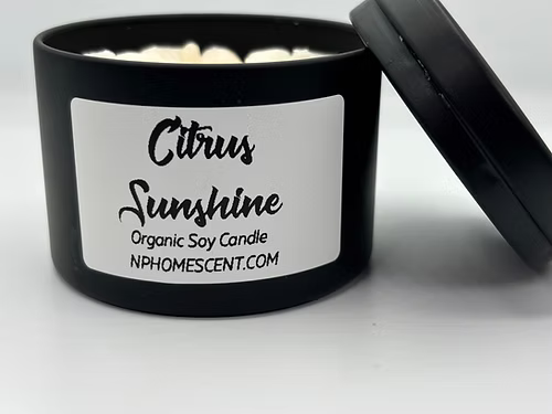 Citrus Sunshine Organic Soy Candle