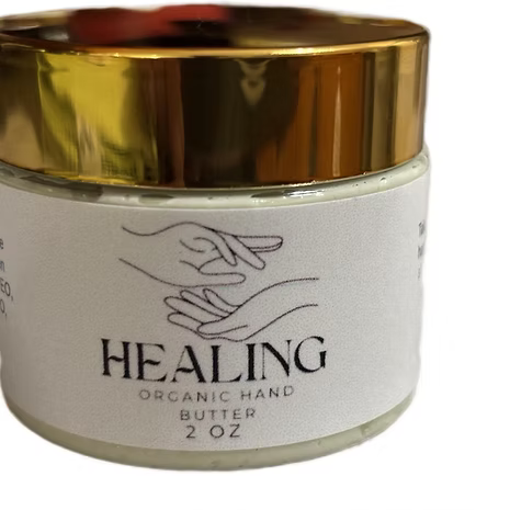 Healing Organic Hand Butter - Natural Ingredients for Skin Care and Relief