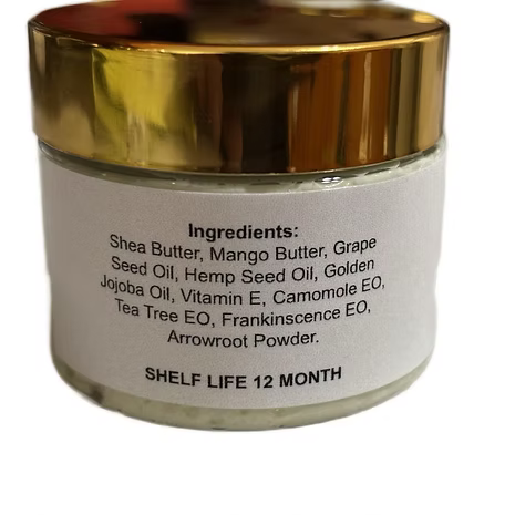 Healing Organic Hand Butter - Natural Ingredients for Skin Care and Relief
