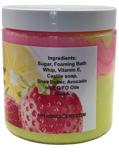 Strawberry Lemonade Whipped sugar scrub