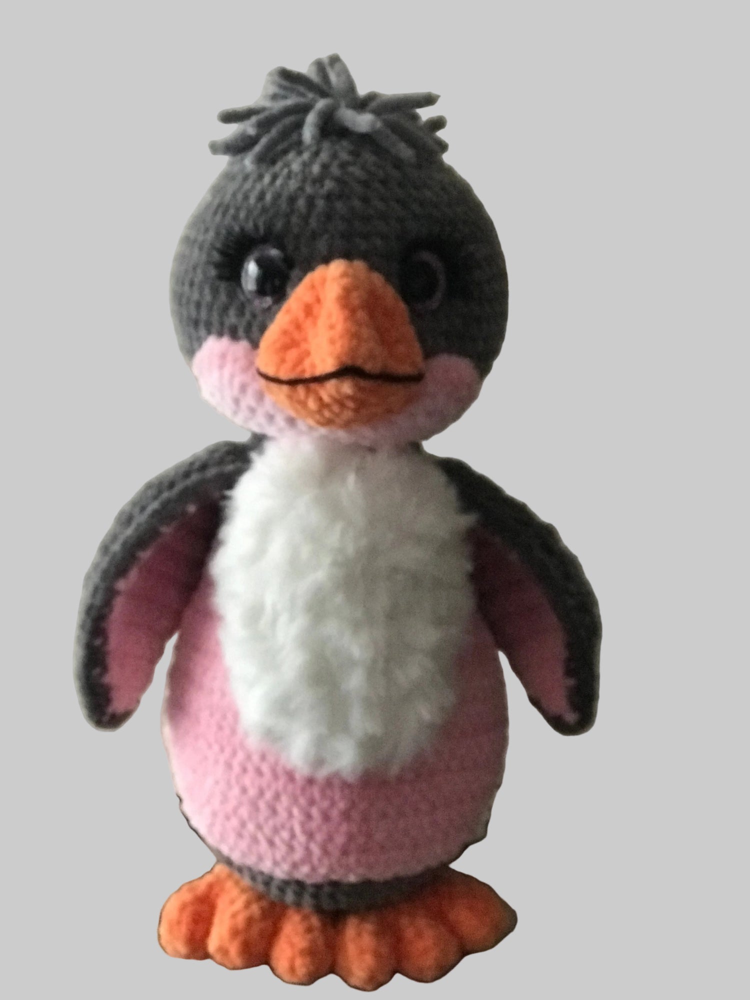 Handmade Crocheted Penguin Toy