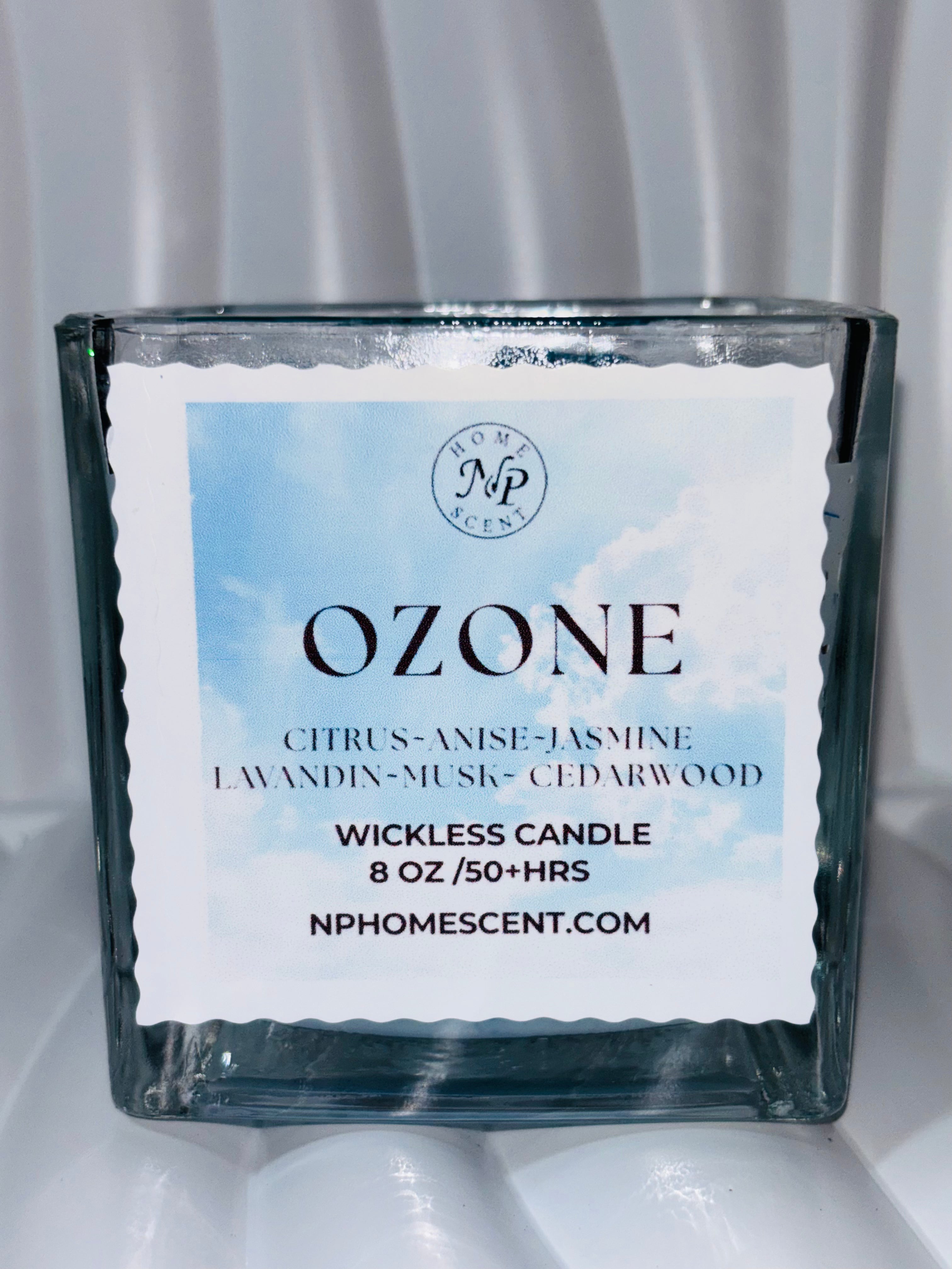 Ozone -Wickless candle